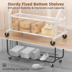 Heavy Duty Clothes Rail Clothing with Shelves