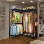 Heavy Duty Clothes Rail for Corner L Shaped