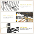 Heavy Duty Clothes Rail for Corner L Shaped