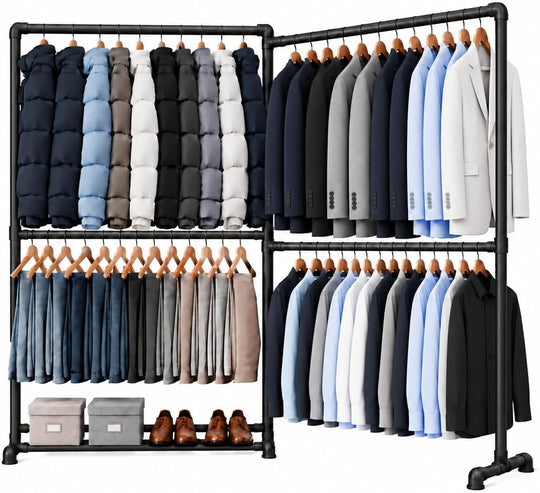 Heavy Duty Clothes Rail for Families Or Homes