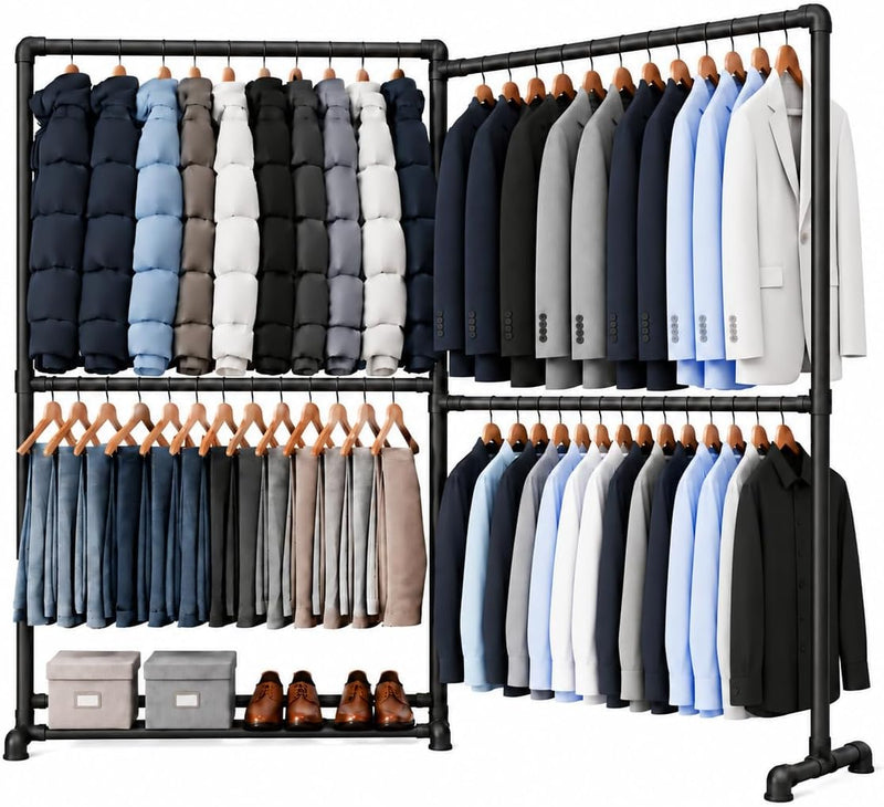 Heavy Duty Clothes Rail for Families Or Homes