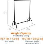 Heavy Duty Clothes Rail Garment