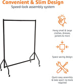 Heavy Duty Clothes Rail Garment