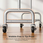 Heavy Duty Clothes Rail on Wheels