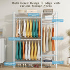 Heavy Duty Clothes Rail Rack Metal Garment