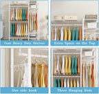 Heavy Duty Clothes Rail Rack Metal Garment