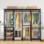 Heavy Duty Clothes Rail with 2 Slid Baskets