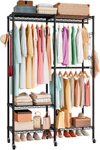 Heavy Duty Clothes Rail with Adjustable Shelves