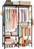 Heavy Duty Clothes Rail with Adjustable Shelves