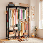 Heavy Duty Clothes Rail with Adjustable Shelves
