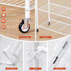 Heavy Duty Clothes Rail with Dust Cover 2-In-1metal