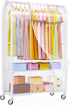 White Rack With Clear Cover