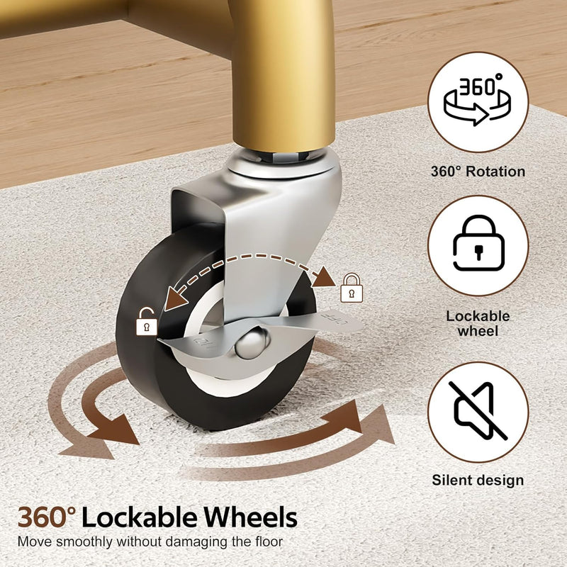 Heavy Duty Clothes Rail with Wheels and Shelf