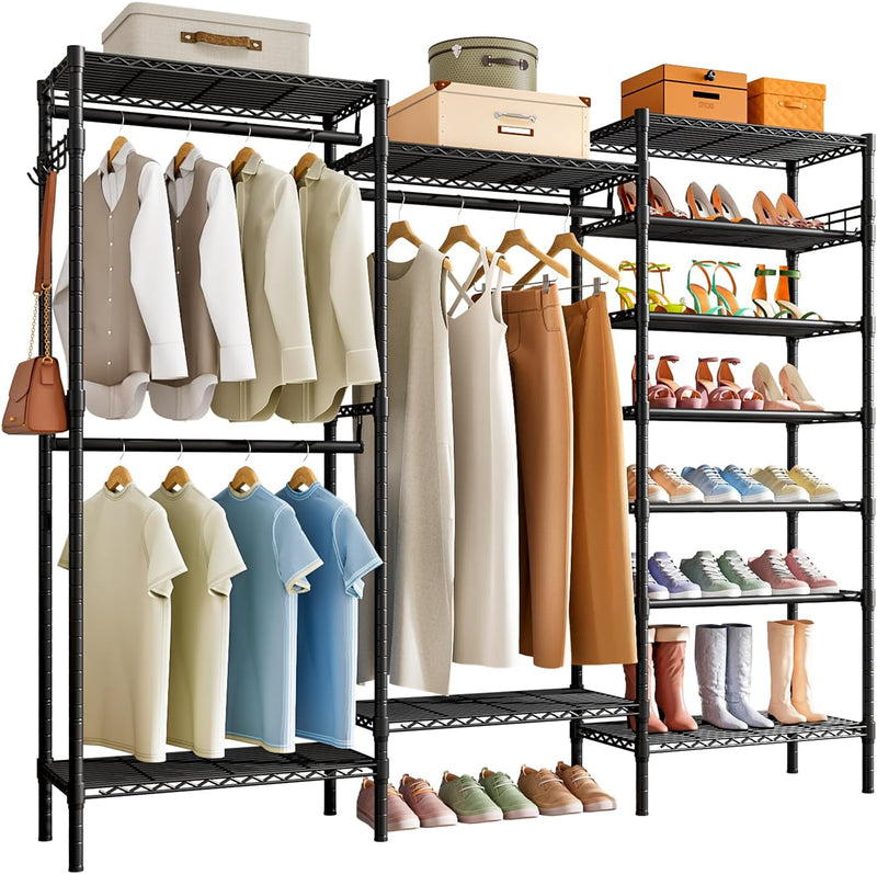 Heavy Duty Clothes Rails Free Standing Rail Coat