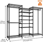 Heavy Duty Clothes Rails Free Standing Rail Coat