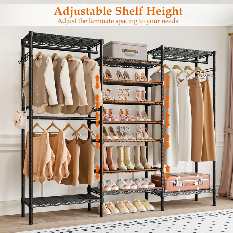 Heavy Duty Clothes Rails Free Standing Rail Coat