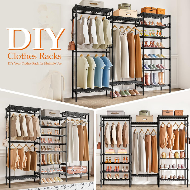 Heavy Duty Clothes Rails Free Standing Rail Coat