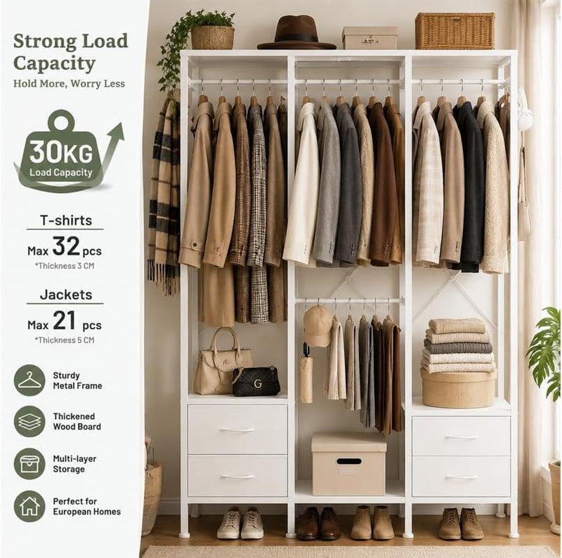 Heavy Duty Clothing Rail Clothes Railk Wardrobe