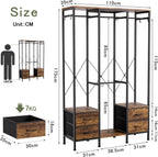 Heavy Duty Clothing Rail Clothes Railk Wardrobe