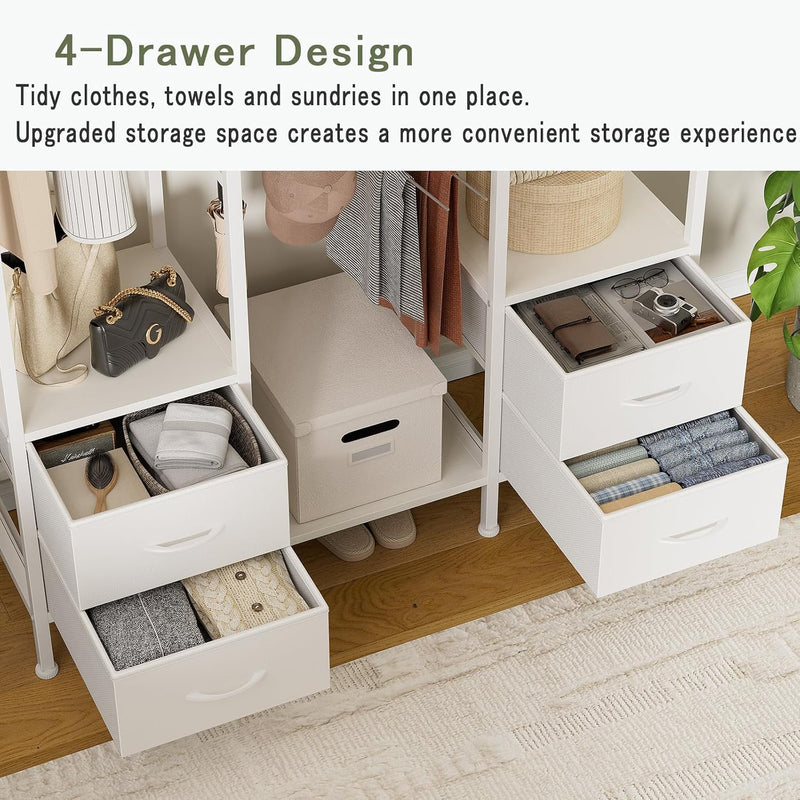 Heavy Duty Clothing Rail Clothes Railk Wardrobe