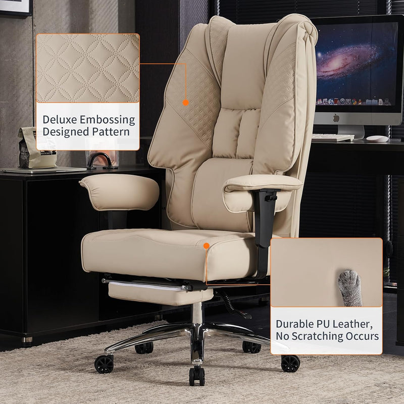 Heavy Duty Executive Office Chair 200KG Big Tall