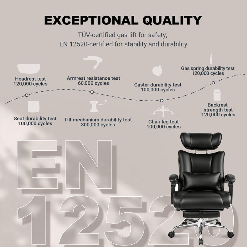Heavy Duty Executive Office Gaming Chair for Big