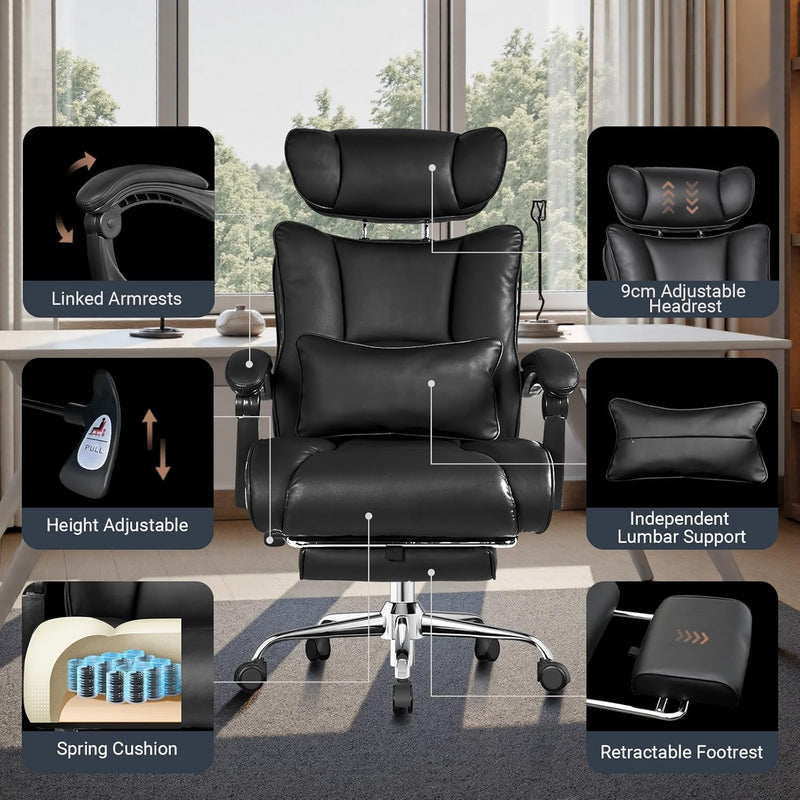 Heavy Duty Executive Office Gaming Chair for Big