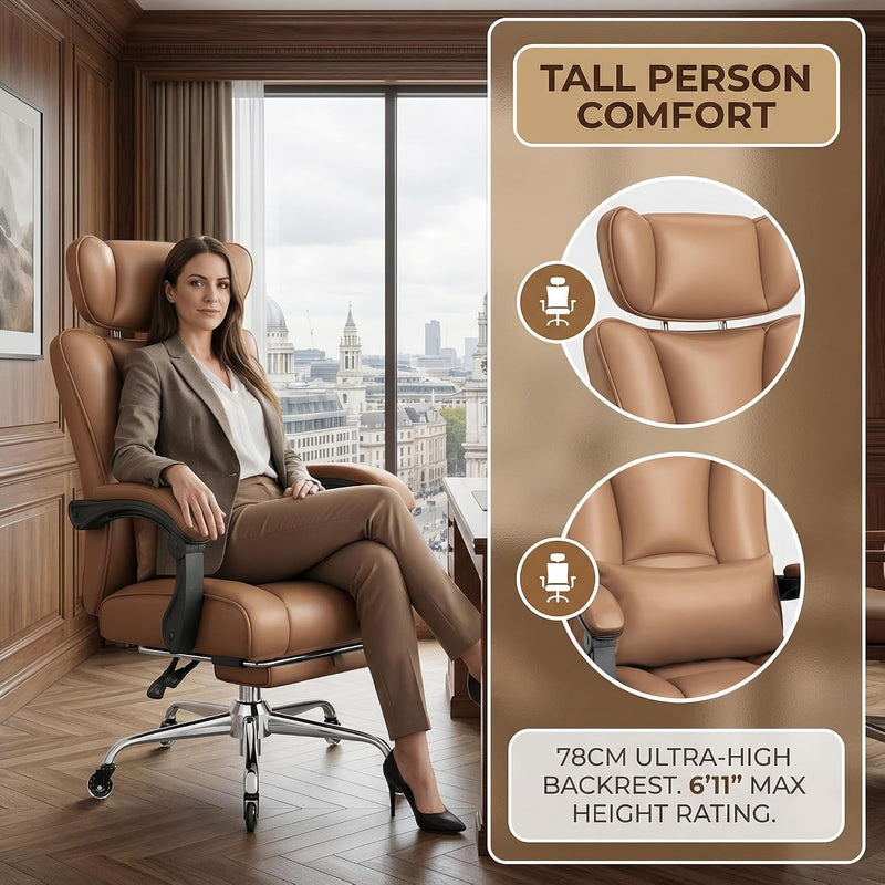 Heavy Duty Executive Office Gaming Chair for Big