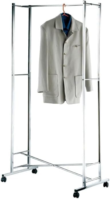 Heavy Duty Folding Clothes Rail Portable Collapsible Garment