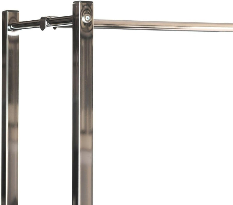 Heavy Duty Folding Clothes Rail Portable Collapsible Garment