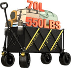 Heavy Duty Folding Festival Trolley 250KG Capacity Collapsible