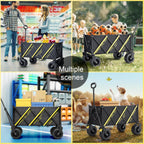 Heavy Duty Folding Festival Trolley 250KG Capacity Collapsible