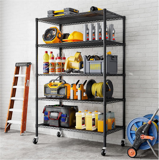 Heavy Duty Garage Shelving Unit 91.3x45.7x182.9CM 5 Tier