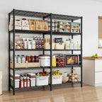 Heavy Duty Garage Shelving Unit 5-Tier Metal Adjustable