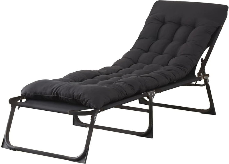Heavy Duty Garden Sun Lounger with Bag Mattress