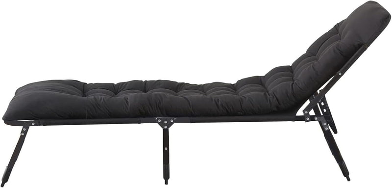 Heavy Duty Garden Sun Lounger with Bag Mattress