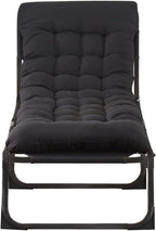 Heavy Duty Garden Sun Lounger with Bag Mattress