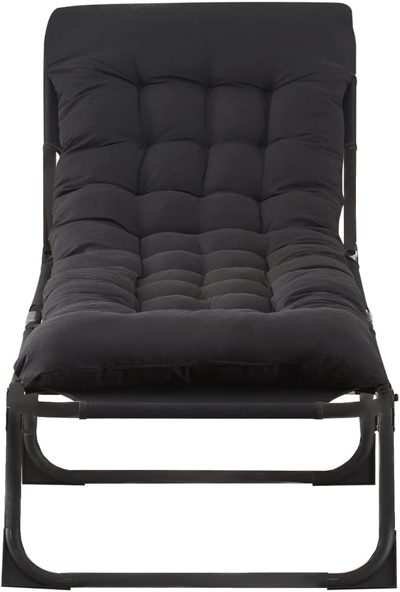 Heavy Duty Garden Sun Lounger with Bag Mattress