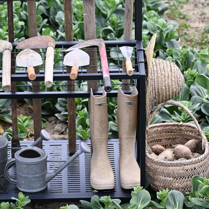 3-Tier Garden Tool Storage Organiser