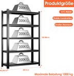 Heavy Duty Metal Shelf with 3