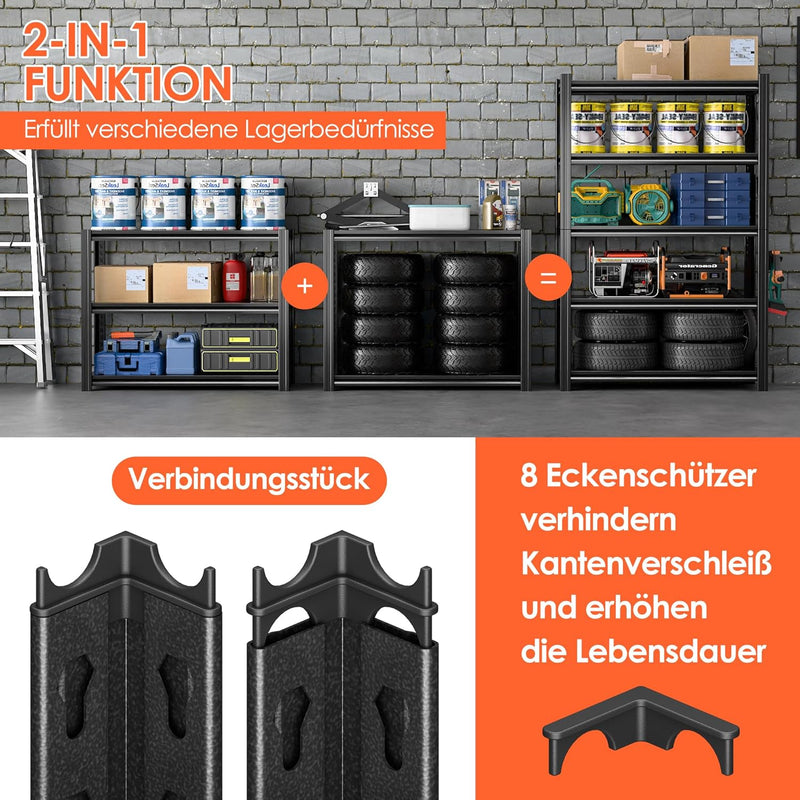 Heavy Duty Metal Shelf with 3