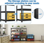 Heavy Duty Metal Shelf with 3