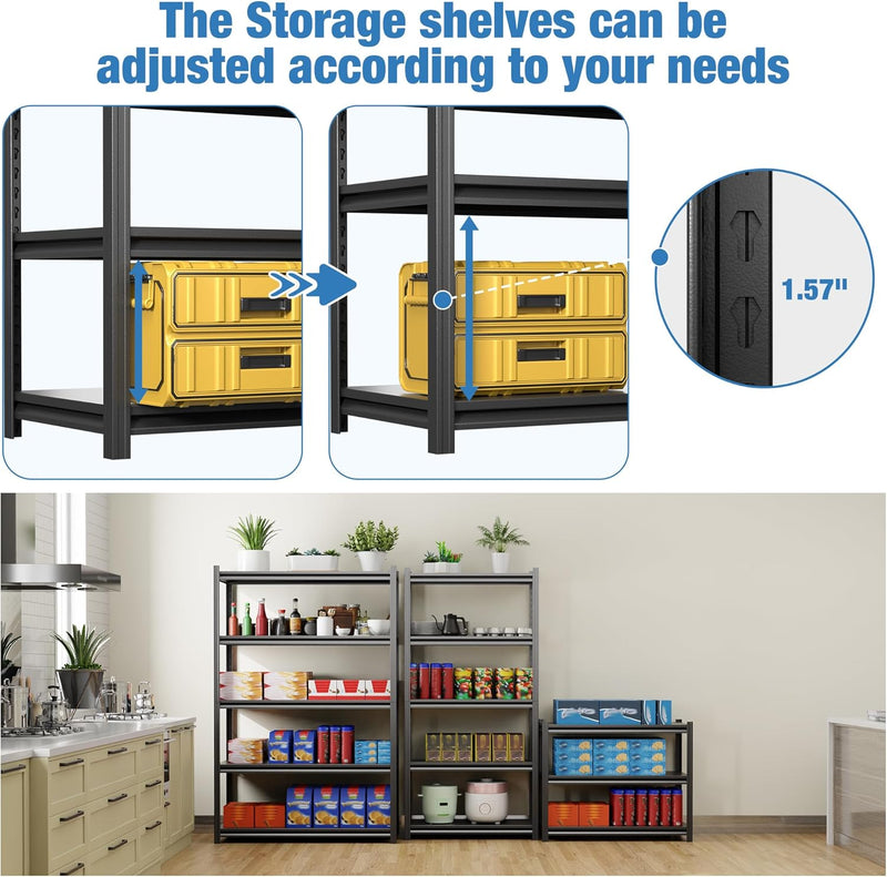 Heavy Duty Metal Shelf with 3