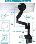 Heavy Duty Monitor Arm for Ultrawide Monitors Up