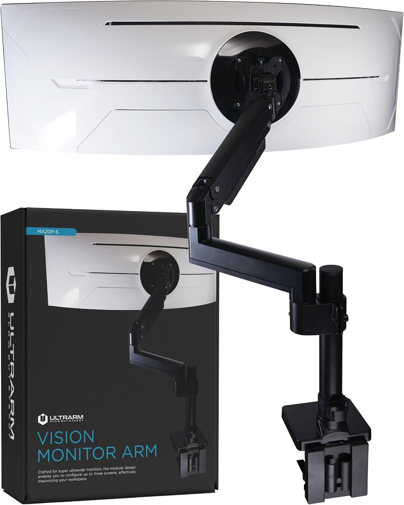 Heavy Duty Monitor Arm for Ultrawide Monitors Up