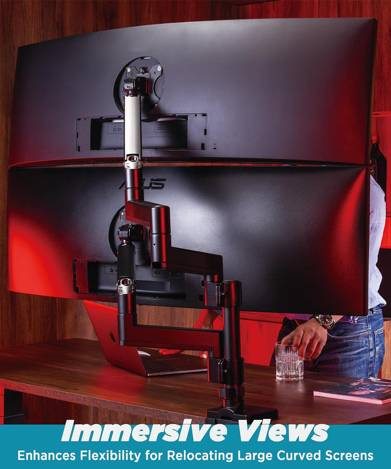 Heavy Duty Monitor Arm for Ultrawide Monitors Up