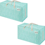 Heavy-Duty Oversize Large Storage Bag Organizer with Zips (6 Pack)