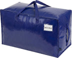 Heavy-Duty Oversize Large Storage Bag Organizer with Zips (6 Pack)
