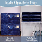 Heavy-Duty Oversize Large Storage Bag Organizer with Zips (6 Pack)