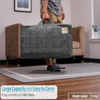 Heavy-Duty Oversize Large Storage Bag Organizer with Zips (6 Pack)